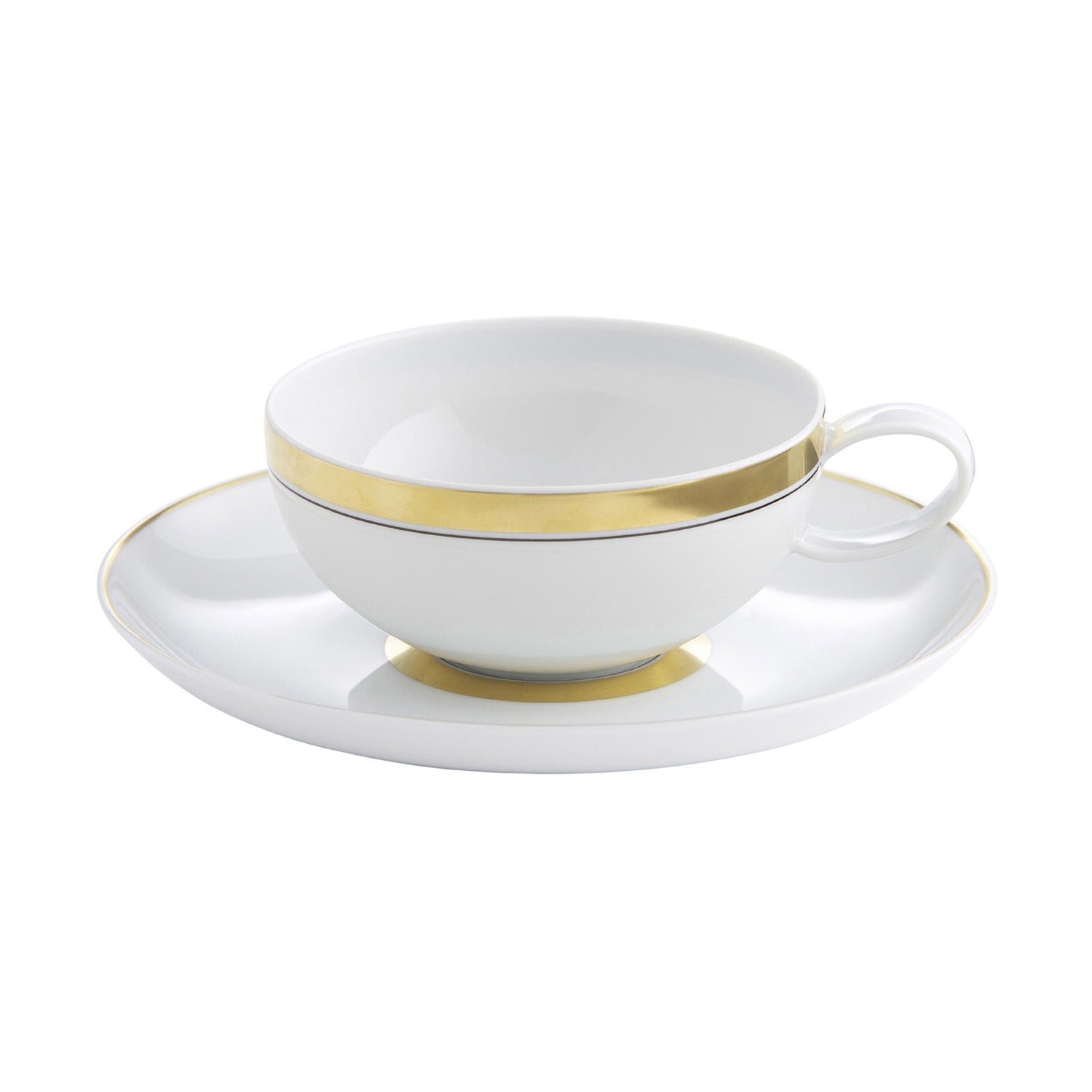 Tea Cup and Saucer, Domo Gold - VISTA ALEGRE