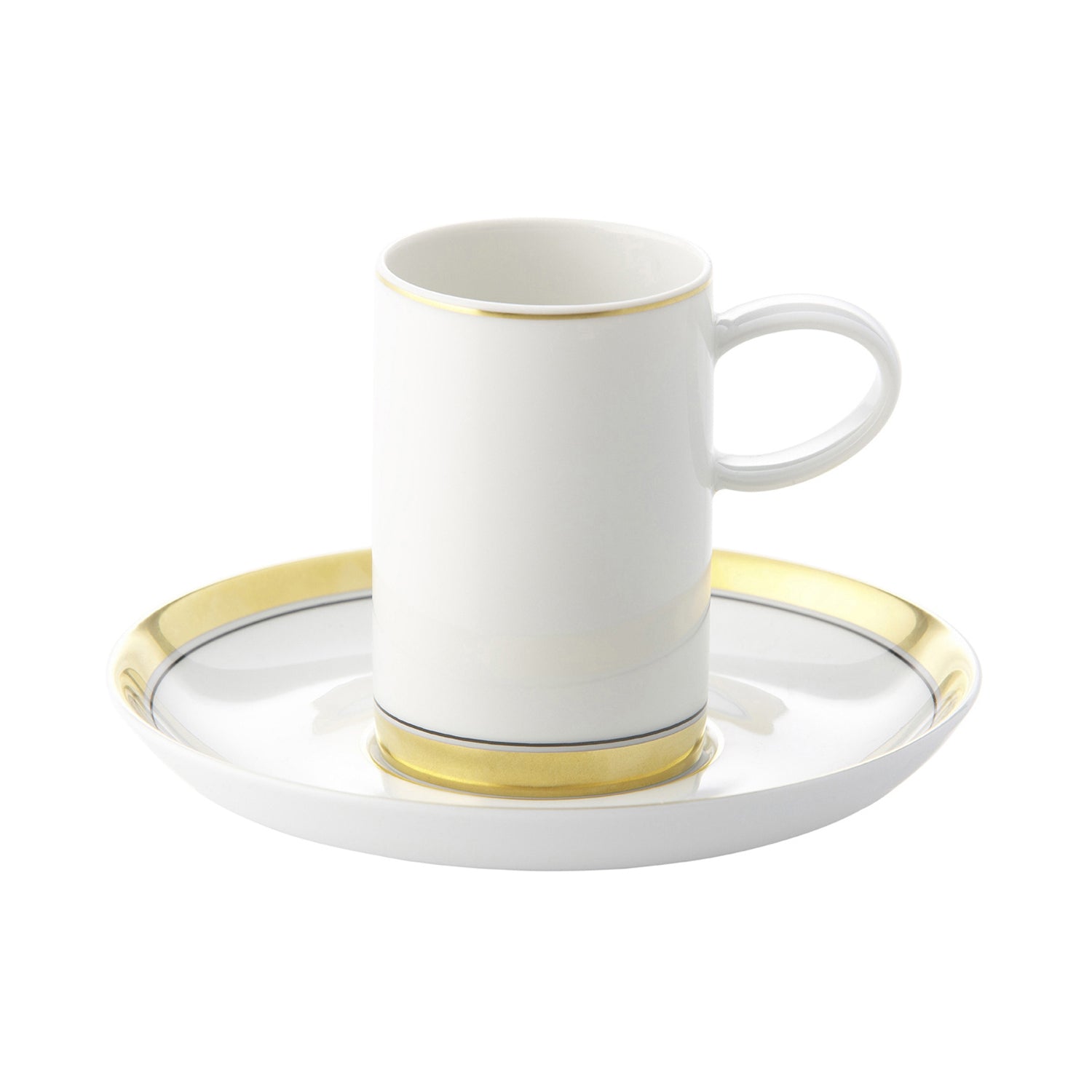 Espresso cup and saucer, Domo Gold - VISTA ALEGRE