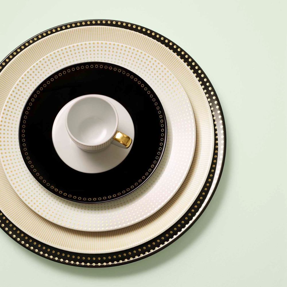 Charger plate, Aureole - Clair de Lune - FURSTENBERG