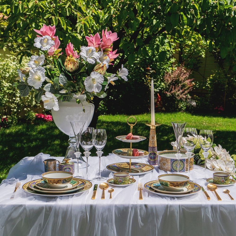 Oval platter 15 inches, Barocco Mosaic - VERSACE