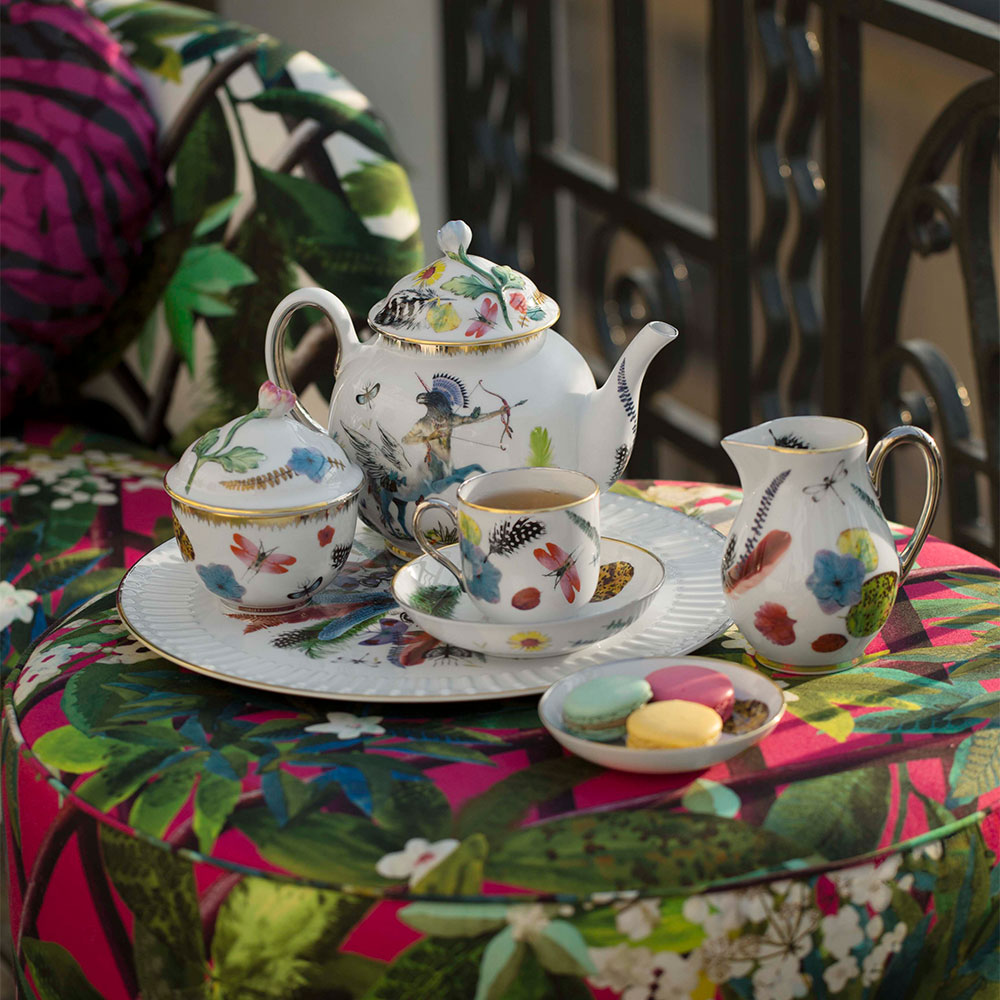 Coffee set, 8 pieces, Caribe - CHRISTIAN LACROIX