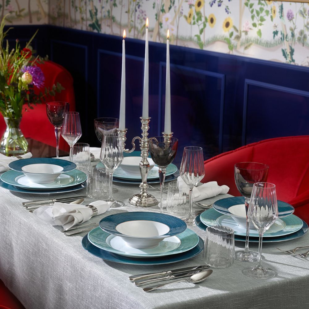 Soup plate, Carlo Tessuto Blue - FURSTENBERG