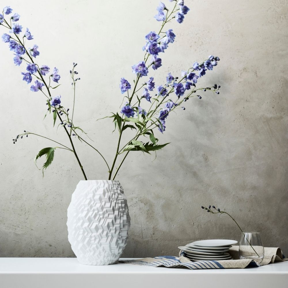 White porcelain vase, 3.9 inches, Phi City - ROSENTHAL