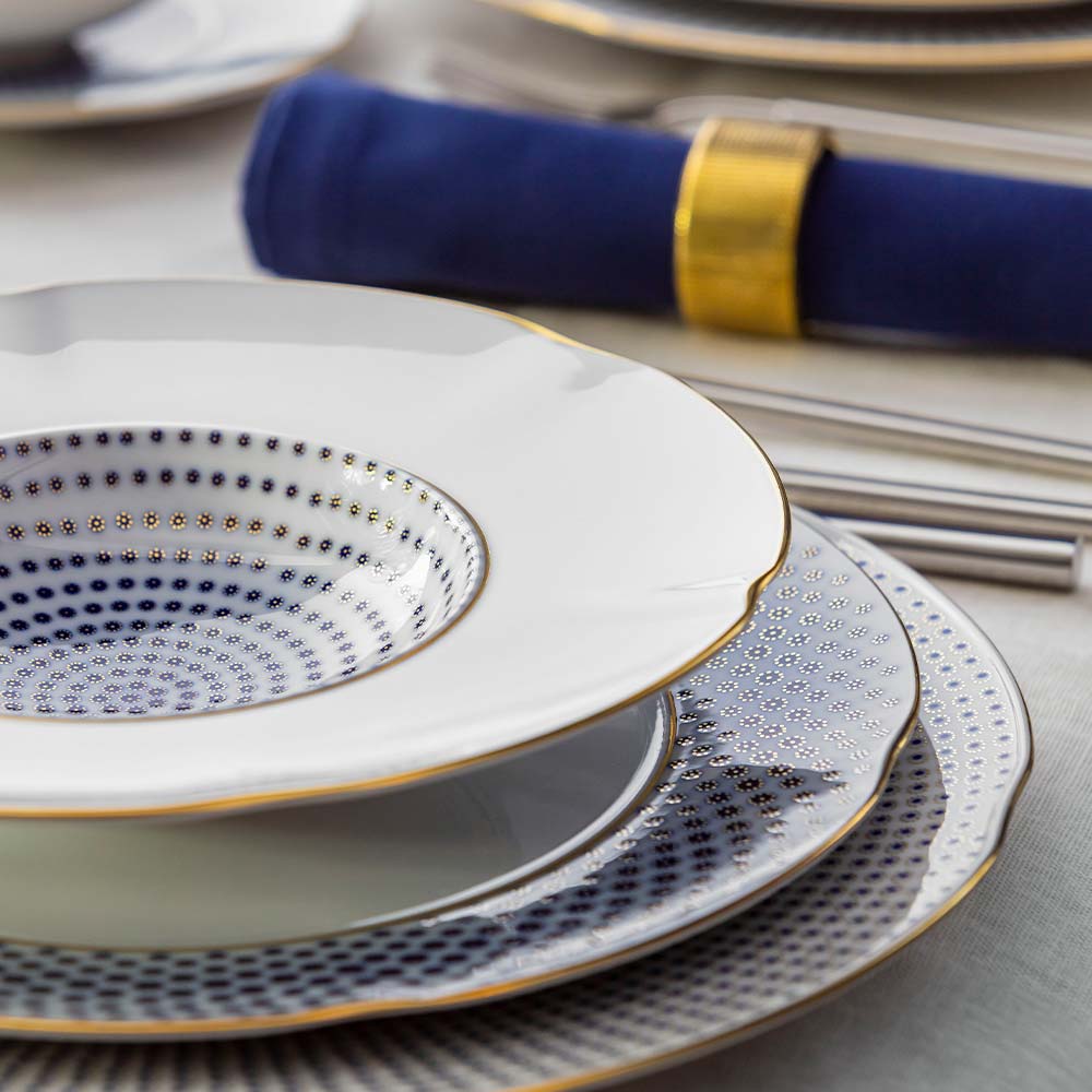 Soup plate, Constellation d'Or - VISTA ALEGRE