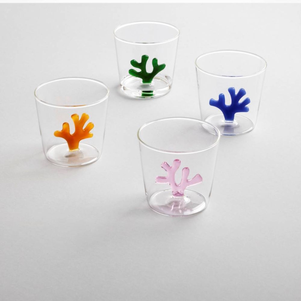 Water glass, Yellow Coral Reef by Alessandra Baldereschi - ICHENDORF