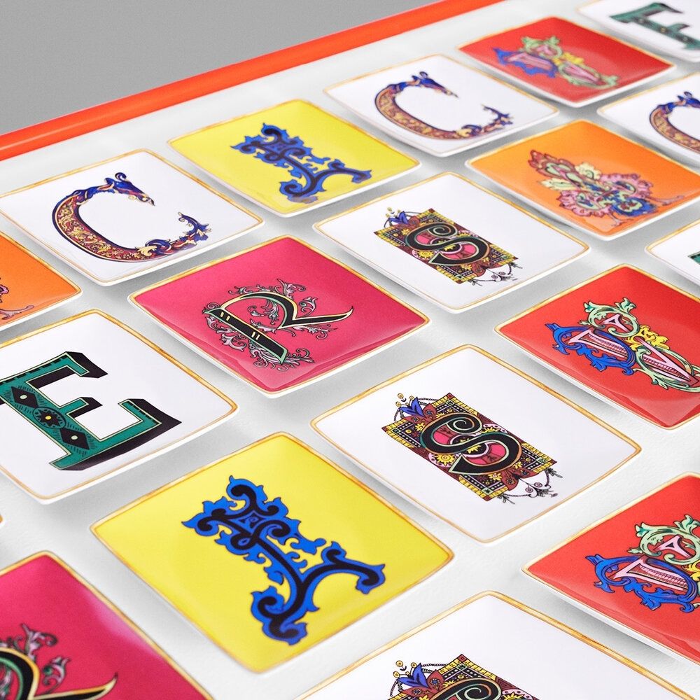 Porcelain mug, Holiday Alphabet - VERSACE