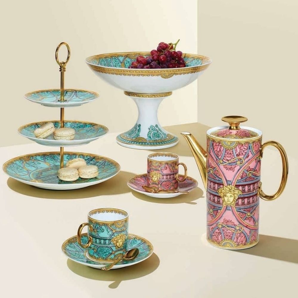 Porcelain mug, La Scala del Palazzo Verde - VERSACE