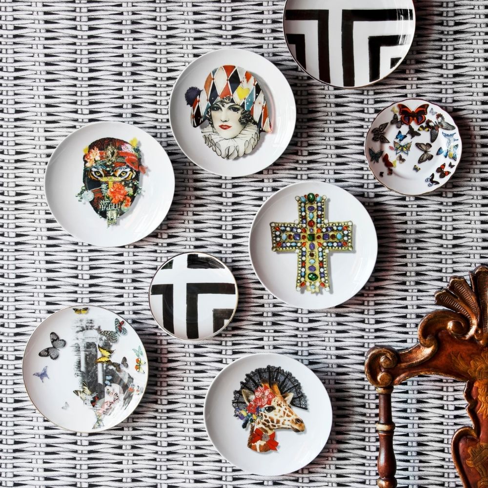 Dessert plate Mademoiselle Scarlet, Love who you want - CHRISTIAN LACROIX