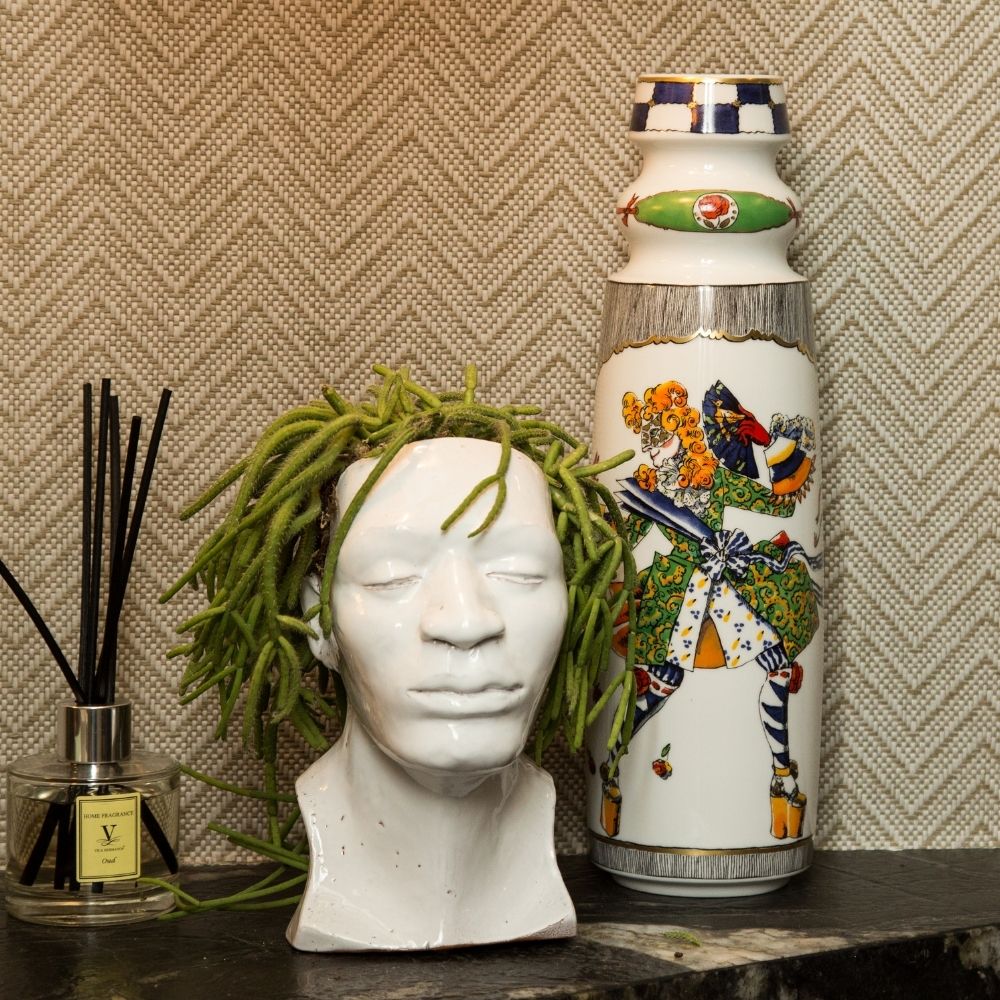 Porcelain vase, Player, Mariinsky by Katya Gerasimova Bosky - VISTA ALEGRE