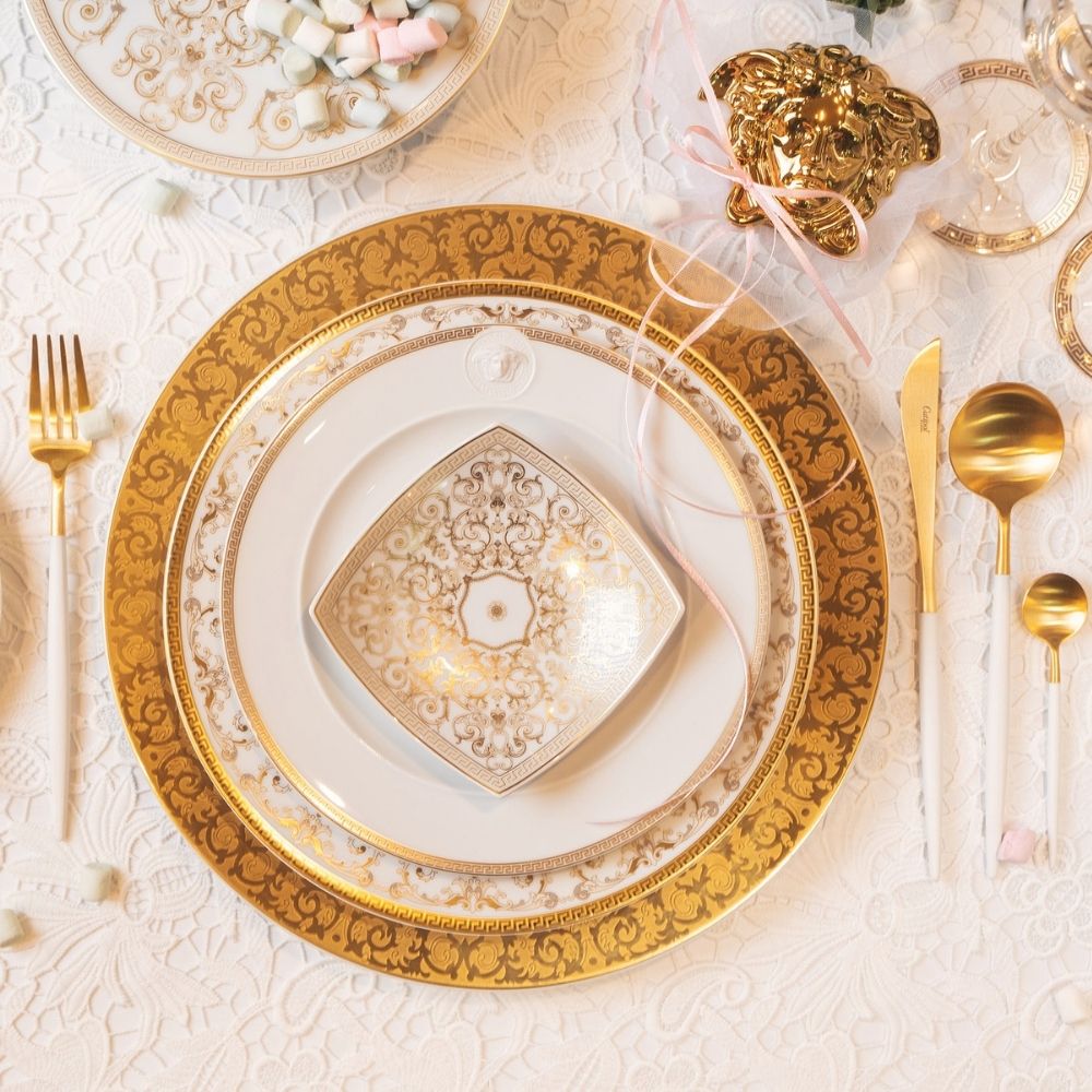 Bread and butter plate, Medusa Gala - VERSACE