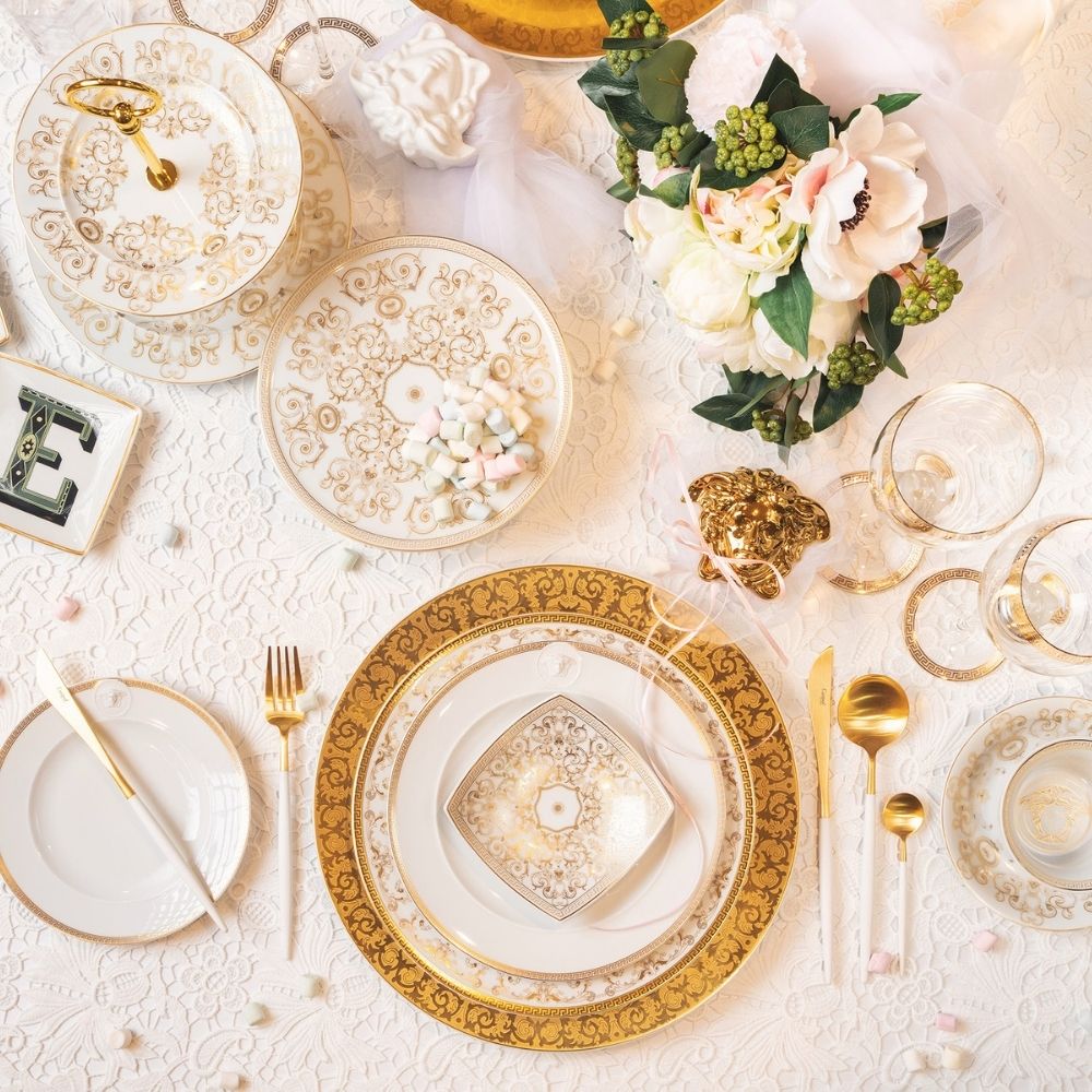 Dessert plate, Medusa Gala - VERSACE