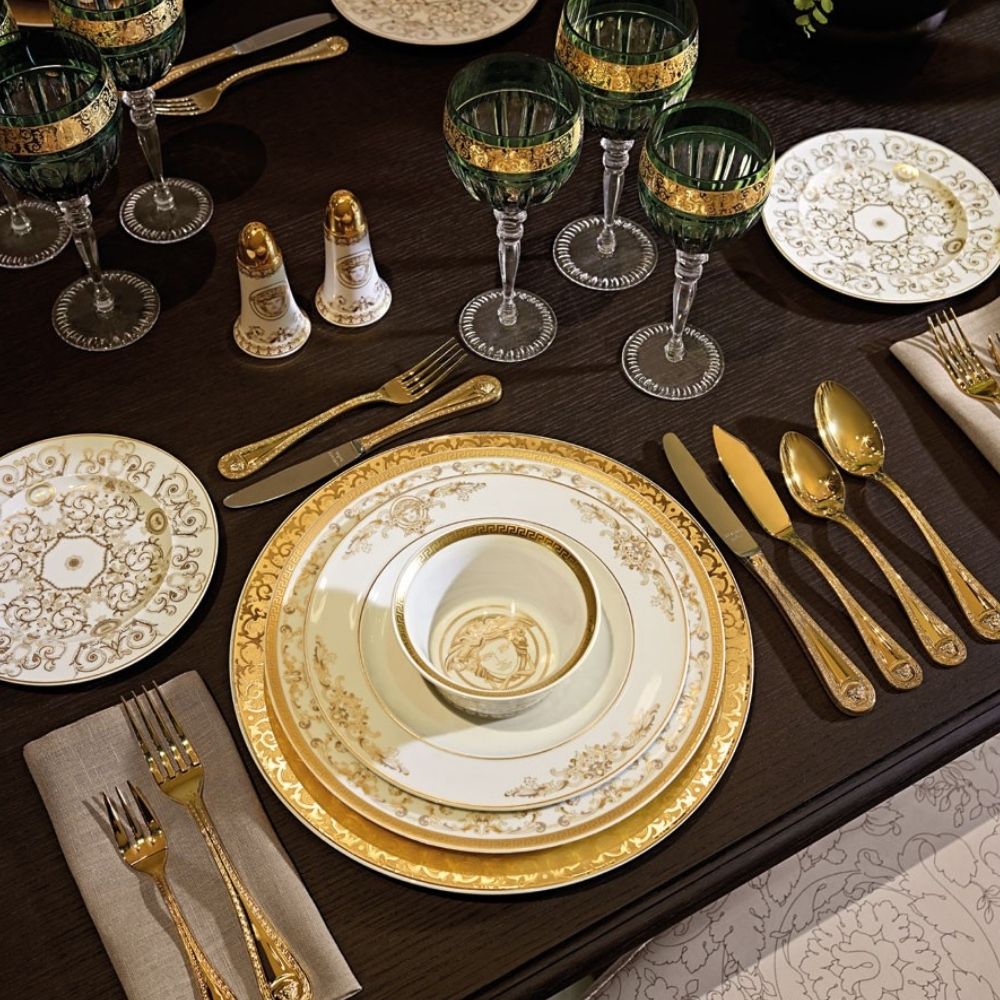 Bread and butter plate, Medusa Gala - VERSACE