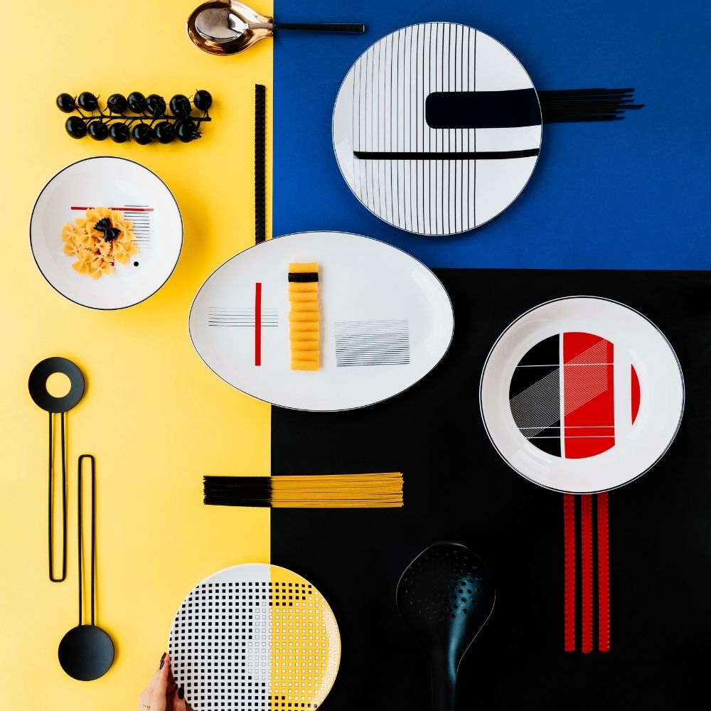 Deep serving bowl, 11.4 inches, Oscar by Joy de L'Hermite - Bernardaud