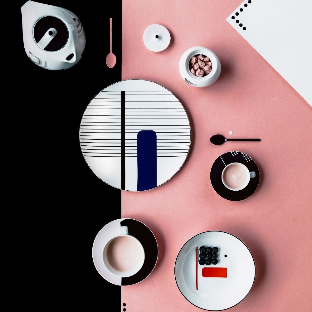 Soup plate, Oscar by Joy de L'Hermite - Bernardaud