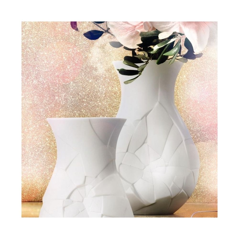 Porcelain vase, matte white, 4 inches, Phases by Dror Benshetrit - ROSENTHAL