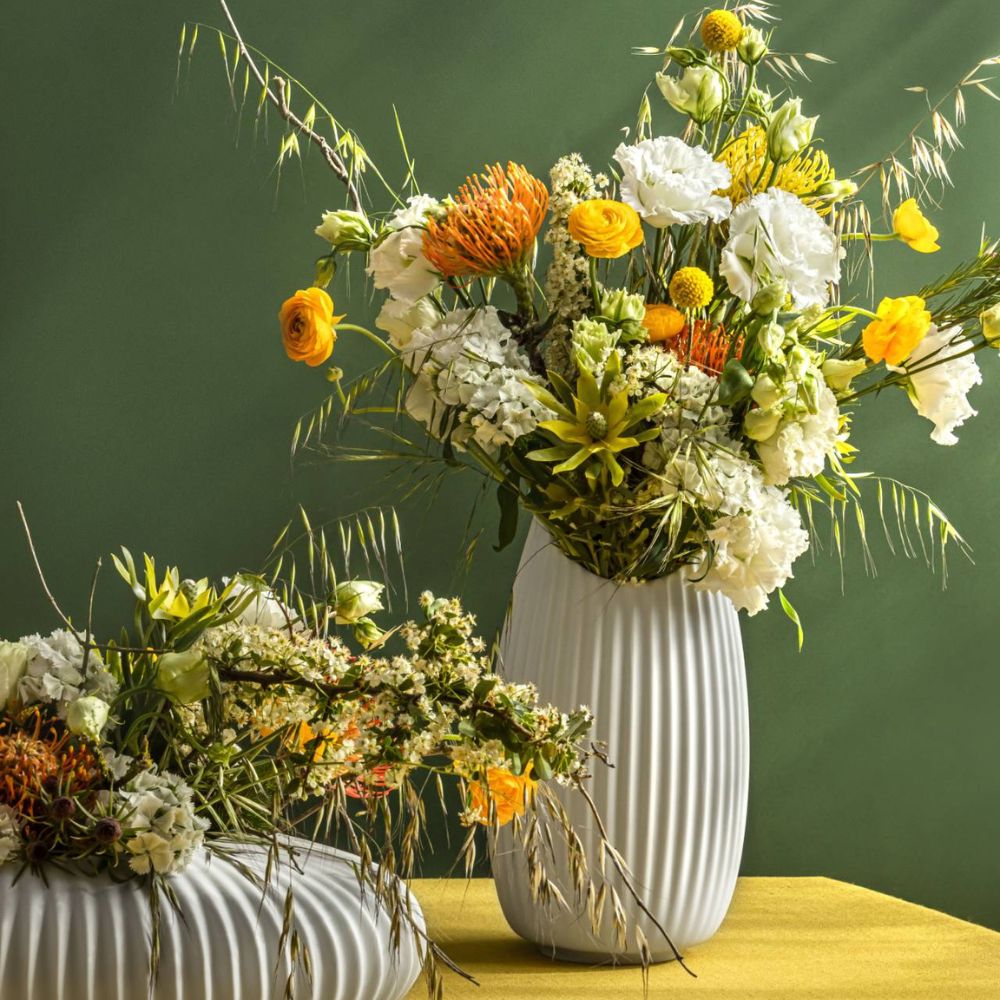 Porcelain vase, Shell White by Patrick Norguet - VISTA ALEGRE