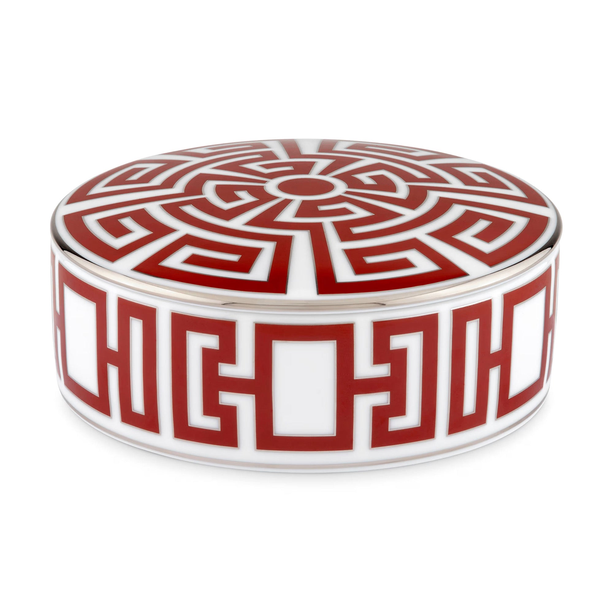 Porcelain box, 5.2 in, Labirinto Scarlatto - GINORI 1735