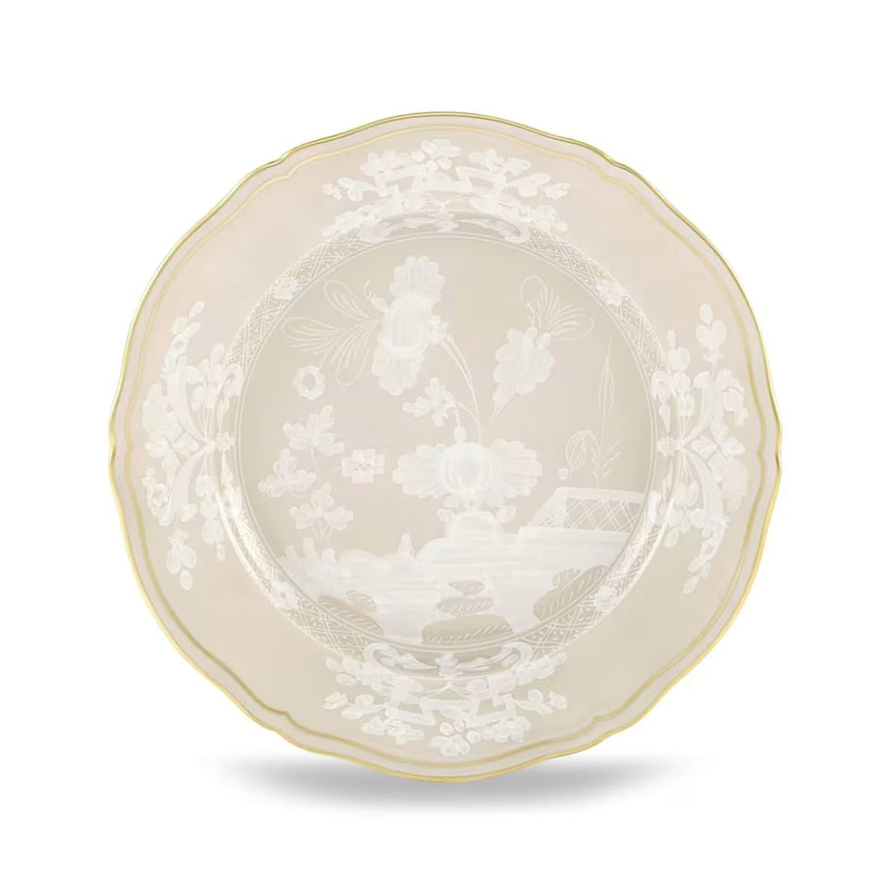 Dessert plate, 8.27 in, Oriente Italiano Meringa - GINORI 1735