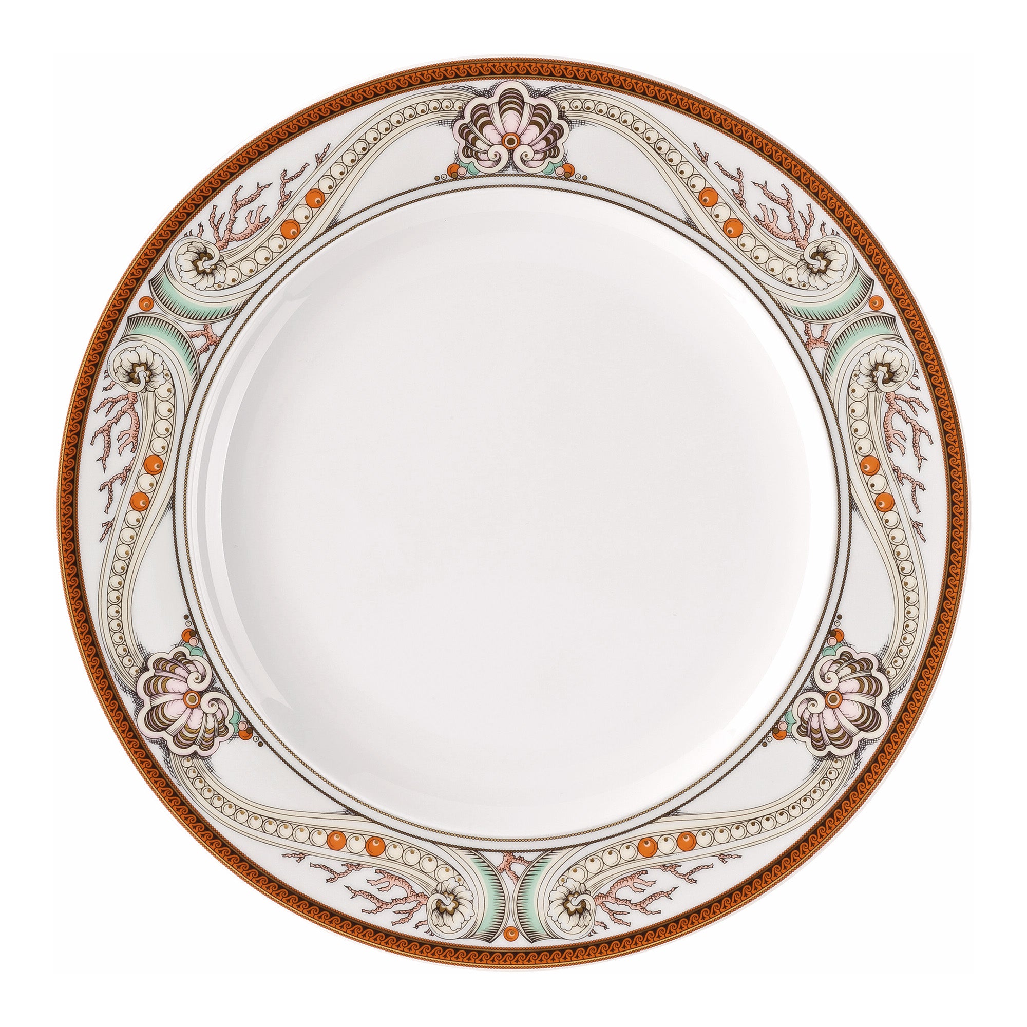 Dinner plate, 10.63 in, Les Etoiles de la Mer - VERSACE