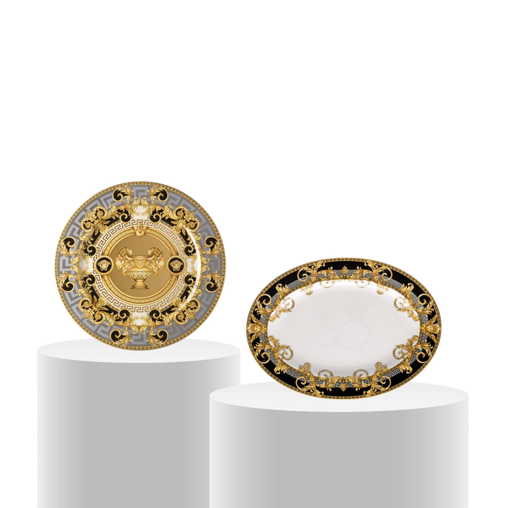 Dinner serving set, 2 pieces, Prestige Gala - VERSACE