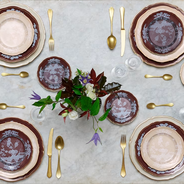 Dessert plate, 8.27 in, Oriente Italiano Meringa - GINORI 1735