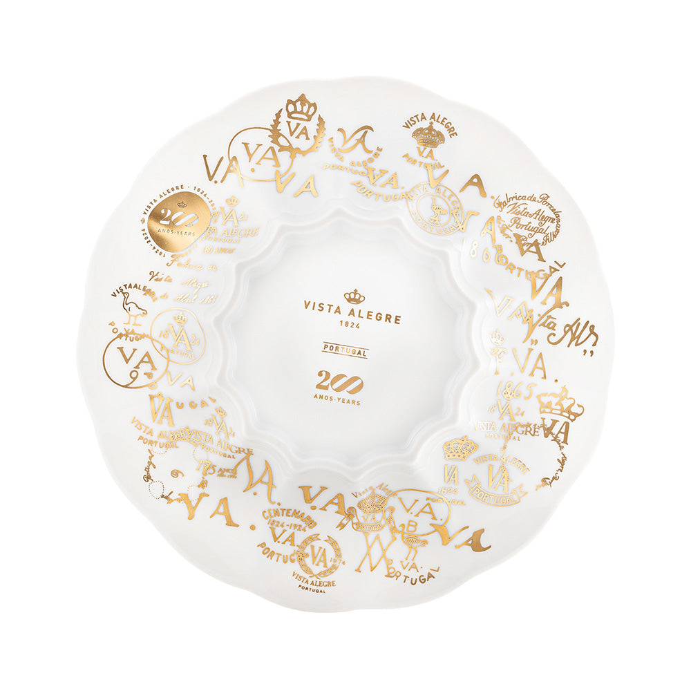Bread and butter plate, 6.7 inches, 200 YEARS - VISTA ALEGRE