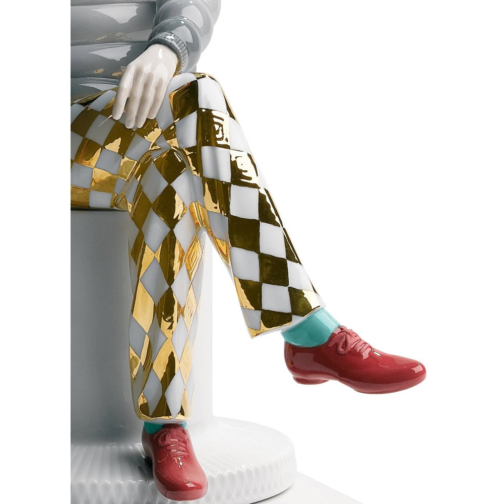 Porcelain sculpture The Lover II by Jaime Hayon - LLADRO