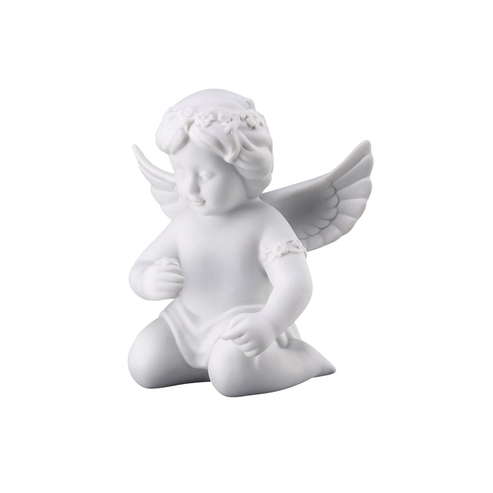 Porcelain figurine, angel with crown, 4 inches, Angels - ROSENTHAL