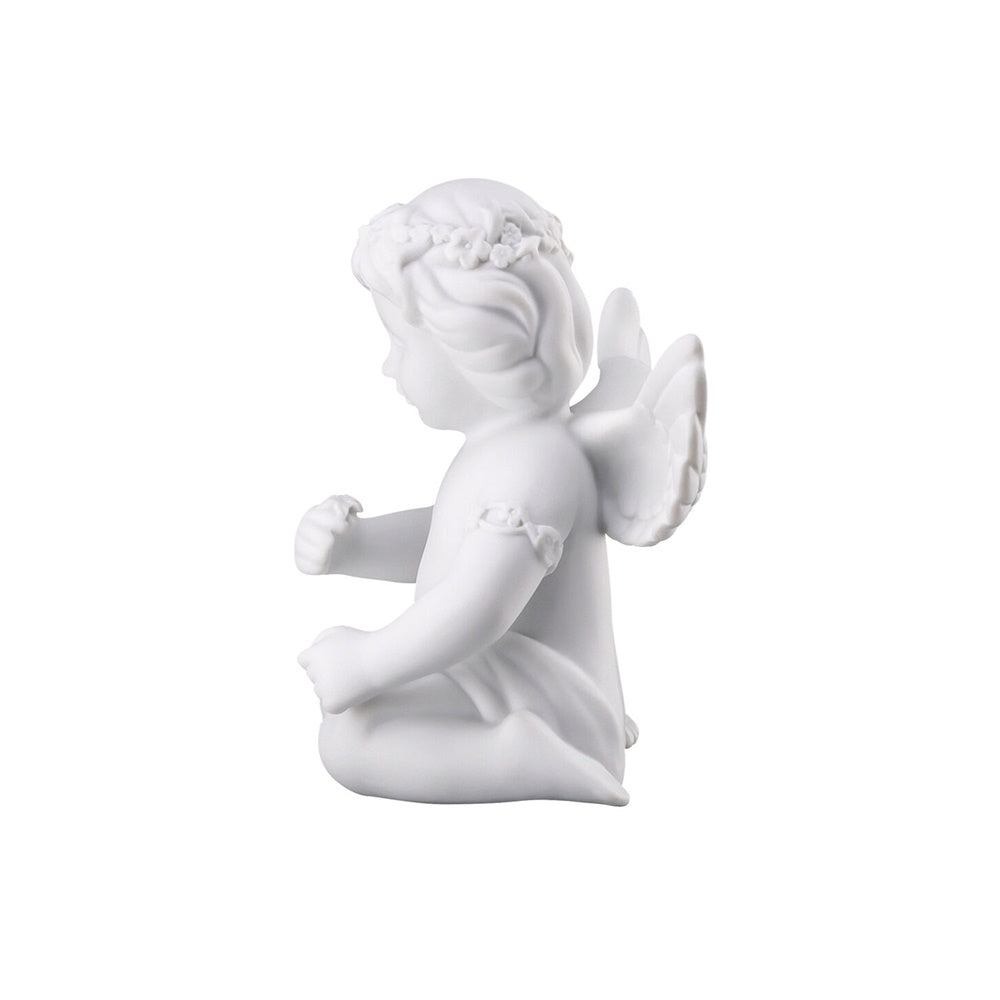 Porcelain figurine, angel with crown, 4 inches, Angels - ROSENTHAL