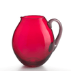 Glass carafe, 7.48 in, Red, Dandy - SIMONA'S COLLECTION