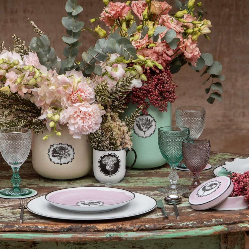 Charger plate, green, Herbariae - CHRISTIAN LACROIX