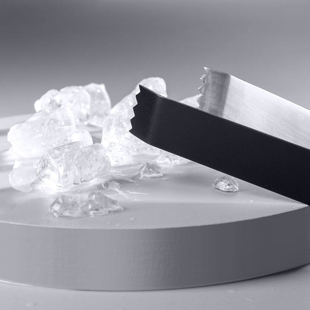 Ice tongs, black, 6.7 in, Best Help - SIMONA'S COLLECTION