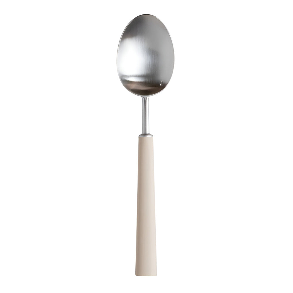 Serving Spoon, Stainless Steel, 9.8 inches, Ebony Ivory - CUTIPOL