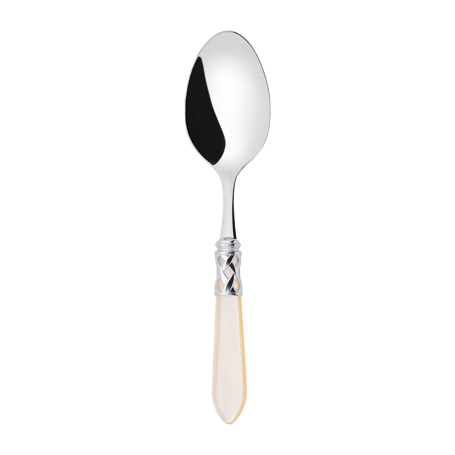 Stainless Steel Serving Spoon, Ivory Shining, Aladdin - BUGATTI