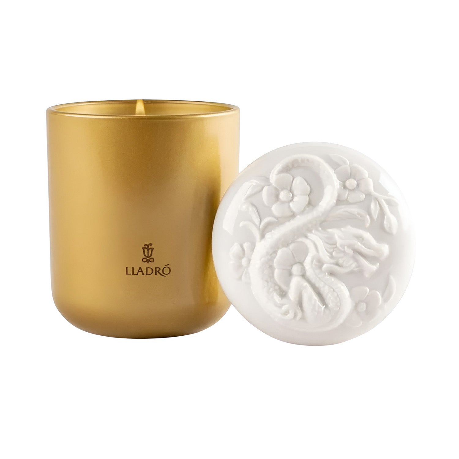 Scented candle, Redwood Fire fragrance, Dragon - LLADRO