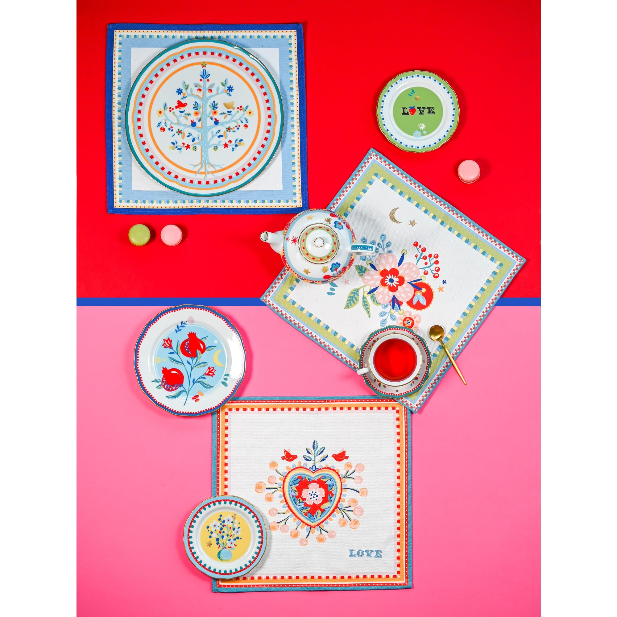 Plate holder, 15x15 inches, Mamma Mia Tree of Life -  BACI MILANO