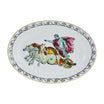 Oval platter, 9.6x13.3 in, Il Viaggio di Nettuno White - GINORI 1735