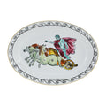 Oval platter, 9.6x13.3 in, Il Viaggio di Nettuno White - GINORI 1735