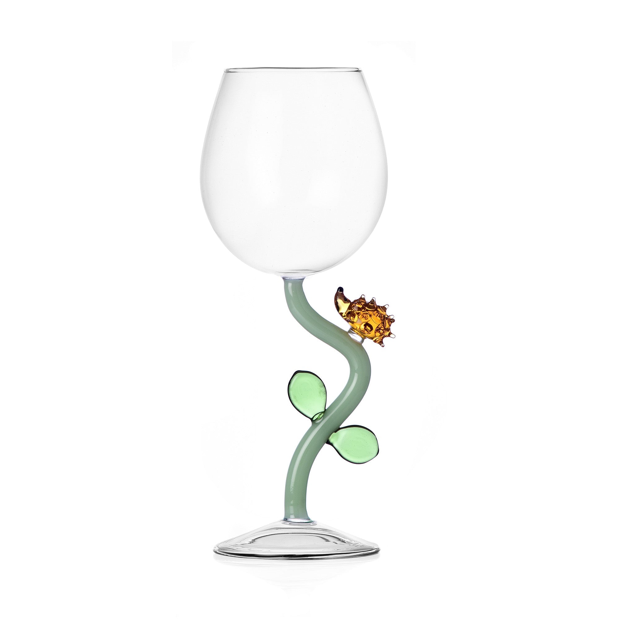 Stem glass, 8.7 inches, hedgehog, Animal Farm by Alessandra Baldereschi - ICHENDORF