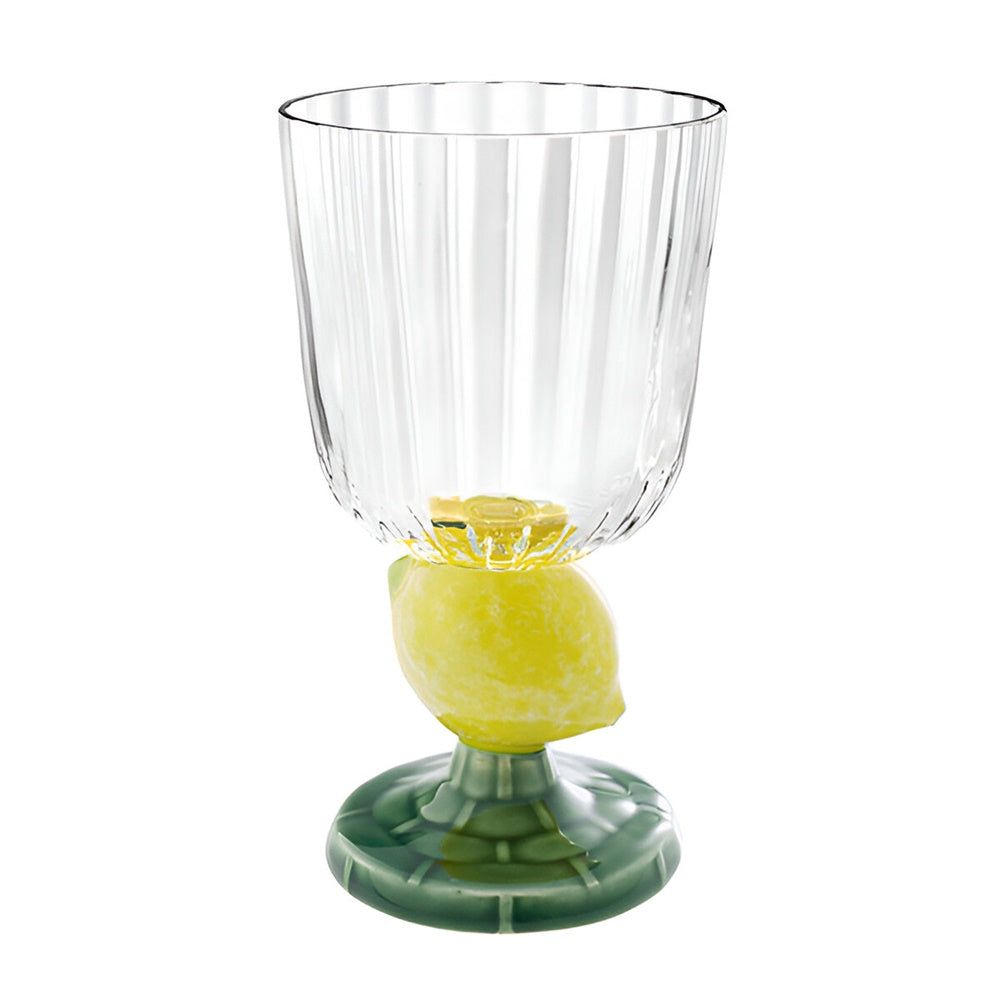 Stemmed glass lemon, Carmen - BORDALLO PINHEIRO