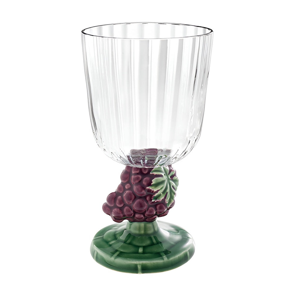Stemmed glass grape, Carmen - BORDALLO PINHEIRO
