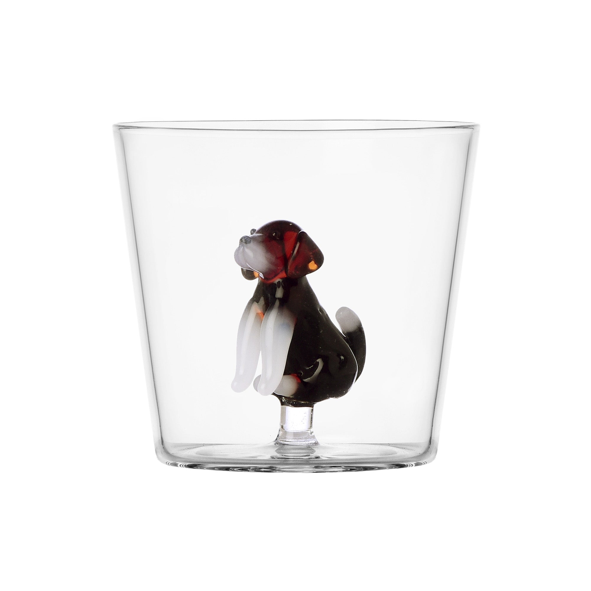 Water glass, 3.1 inches, English Foxhound, Dogs by Alessandra Baldereschi - ICHENDORF