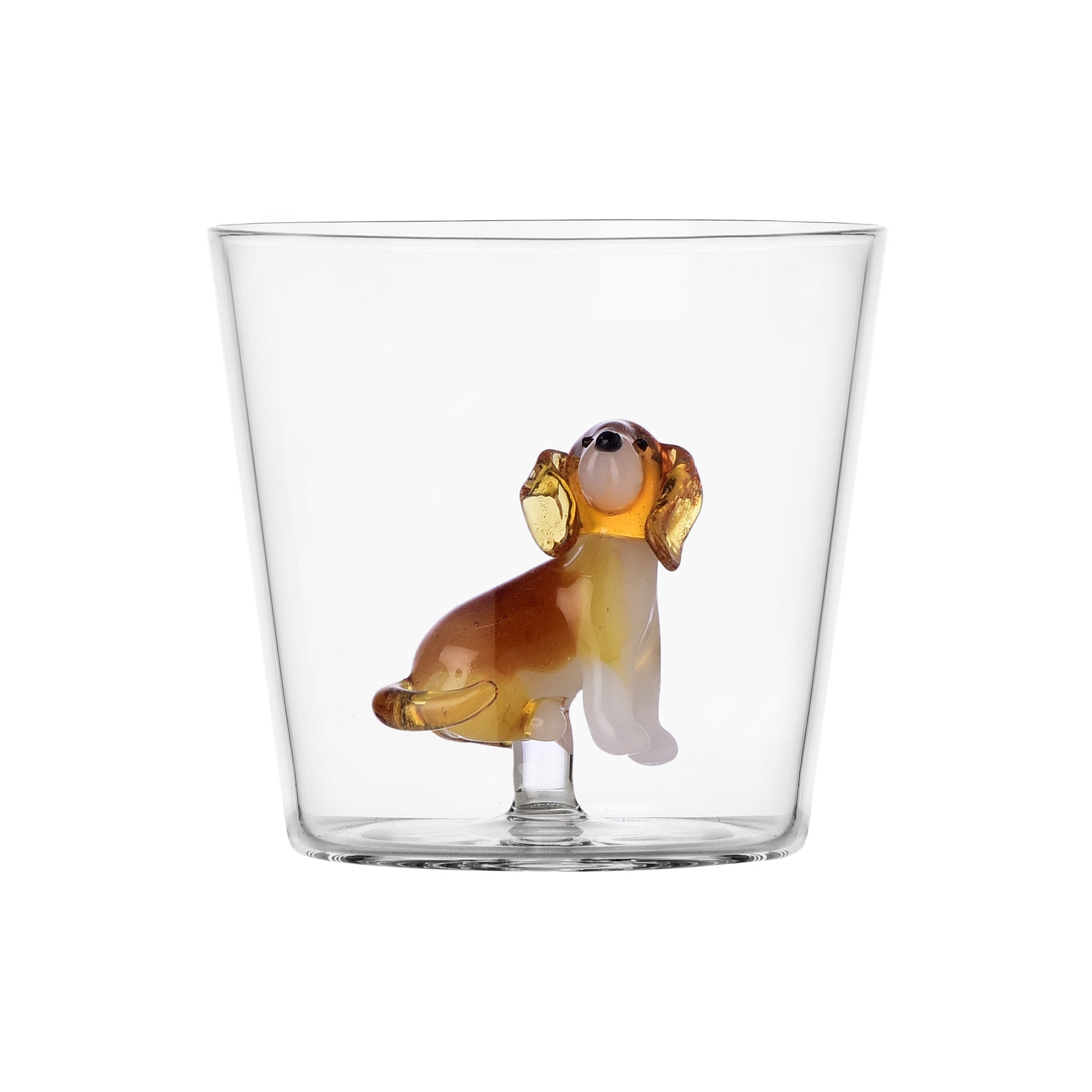 Water glass, 3.1 inches, Golden Retriever, Dogs by Alessandra Baldereschi - ICHENDORF