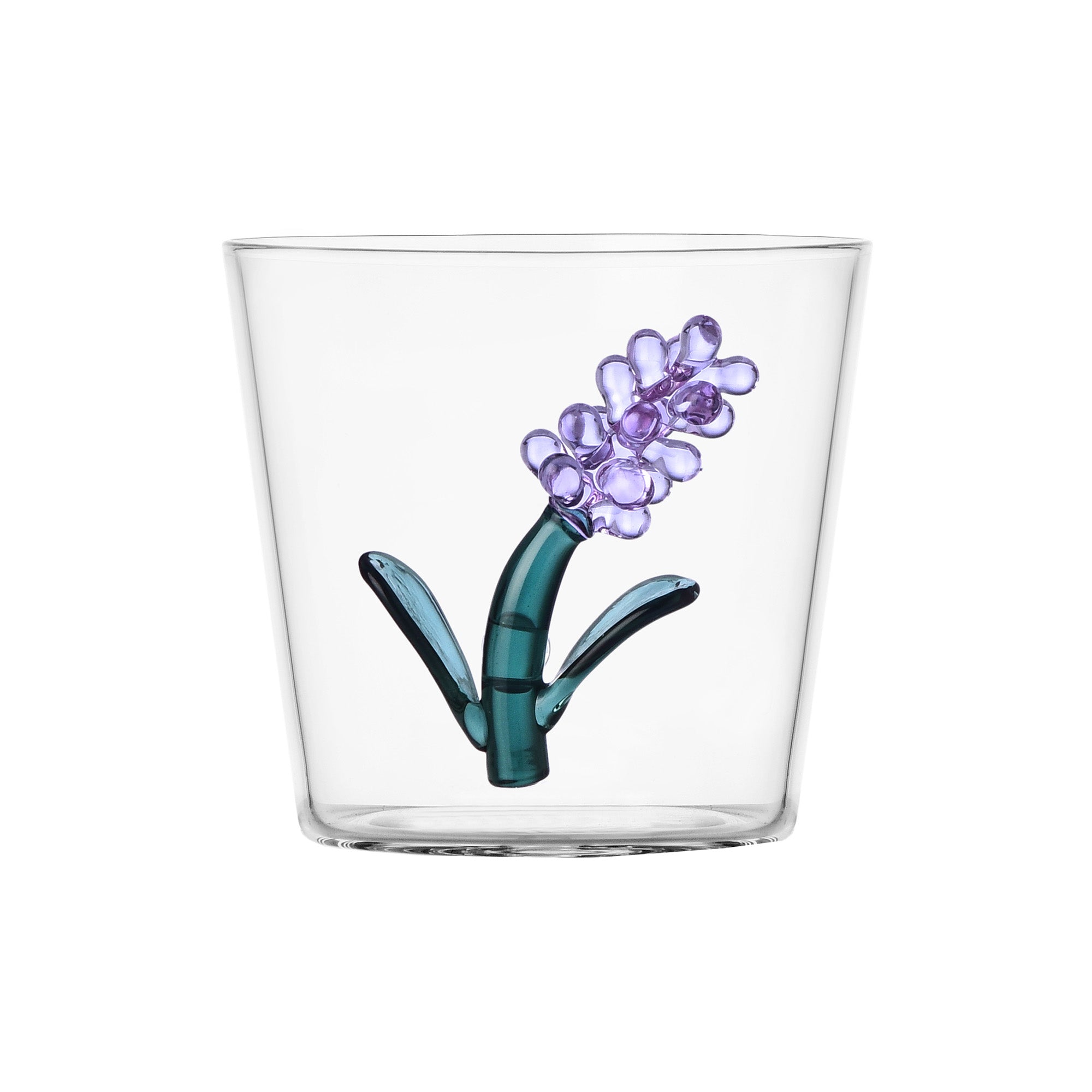 Water glass, 3.15 in, Lavender, Botanica by Alessandra Baldereschi - ICHENDORF