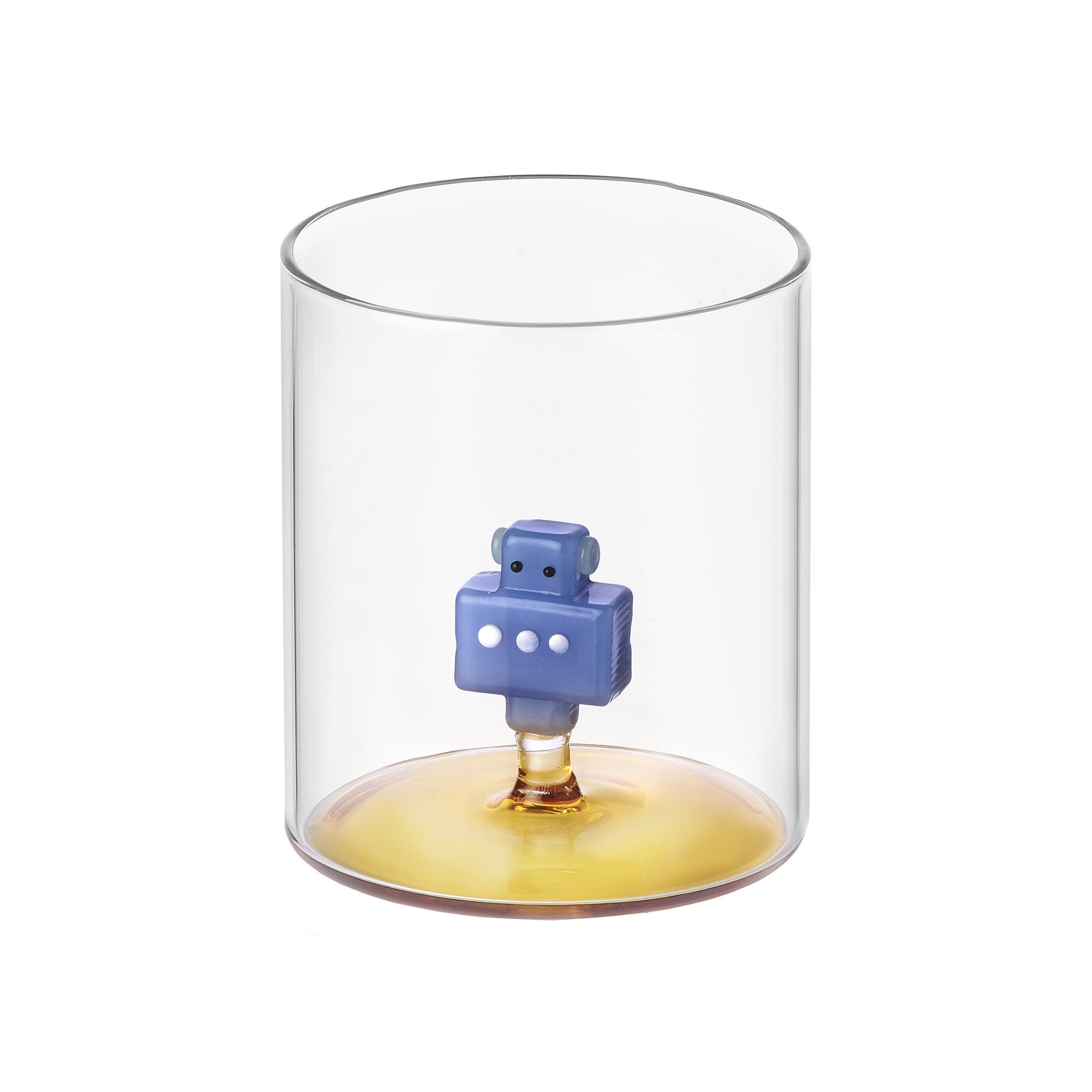 Water glass, 3.15 in, Robot, Mi casa tu casa - ICHENDORF