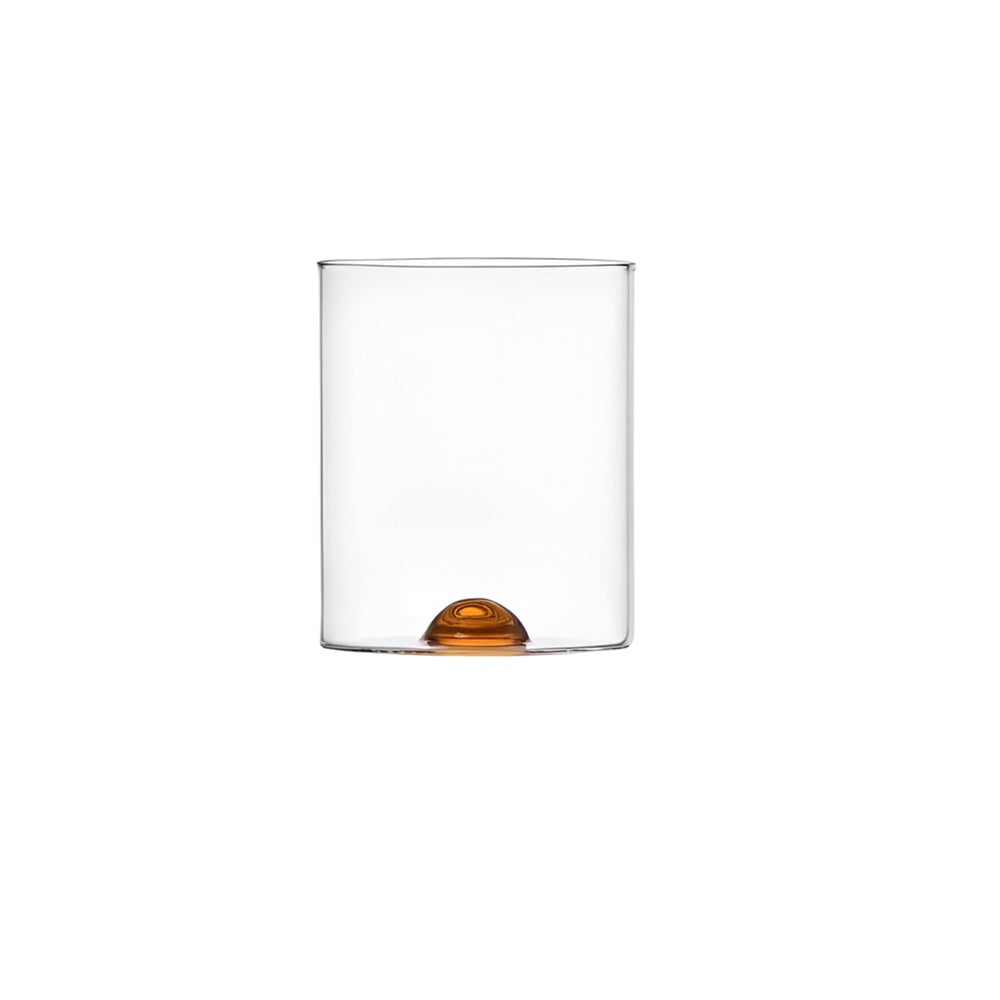 Water glass, transparent-amber, Luna - ICHENDORF