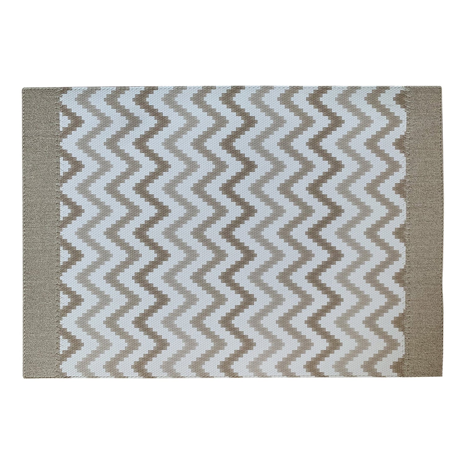 Set of 6 placemats, 17.7x13 in, beige, Napoli - SIMONA'S COLLECTION