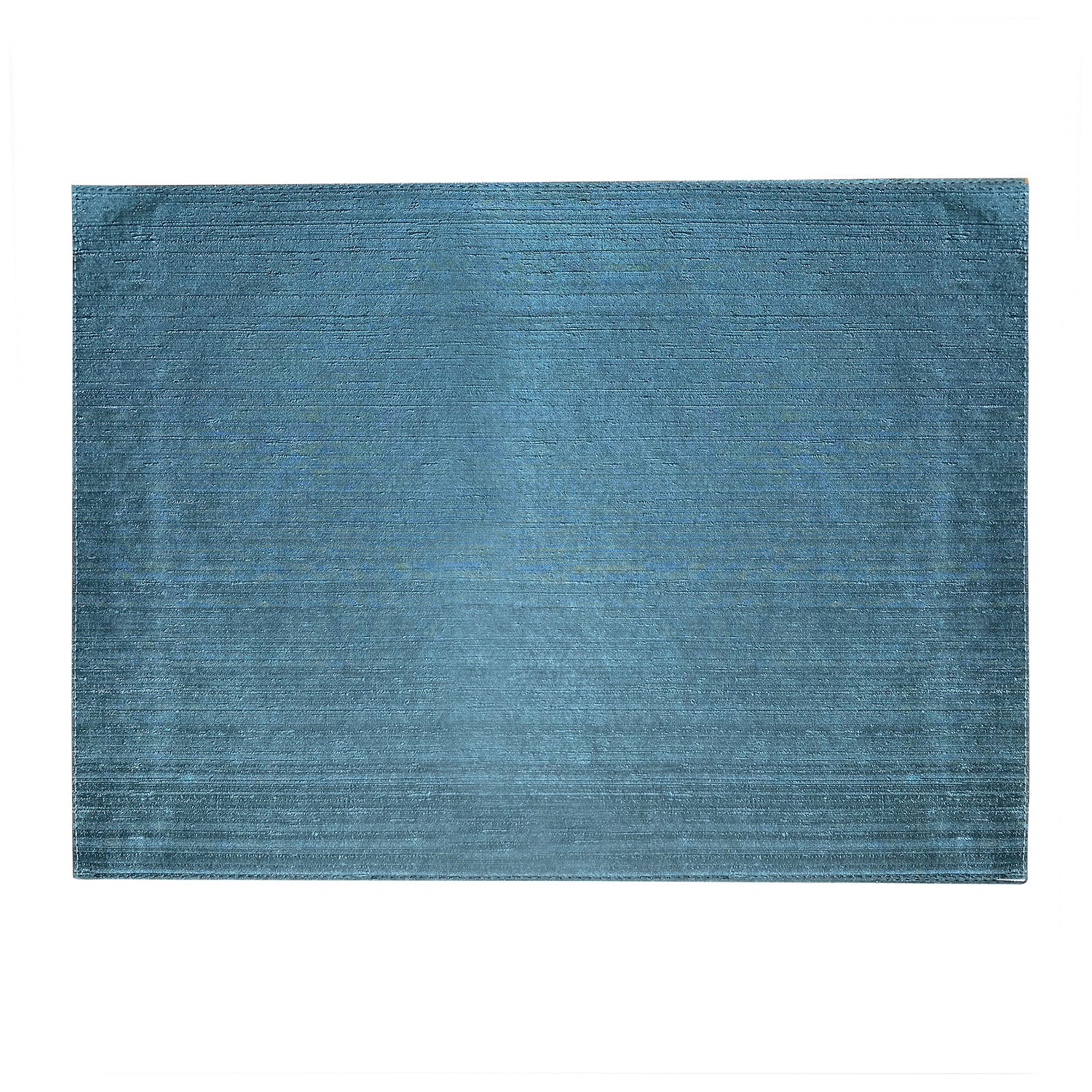 Set of 6 placemats, 17.7x13 in, dark blue, Brick - SIMONA'S COLLECTION