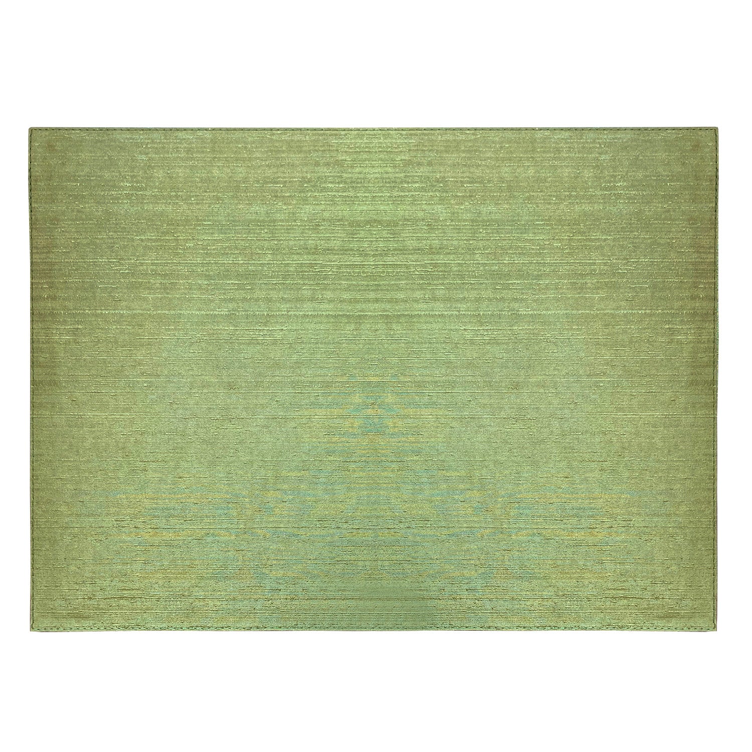 Set of 6 placemats, 17.7x13 in, green, Brick - SIMONA'S COLLECTION