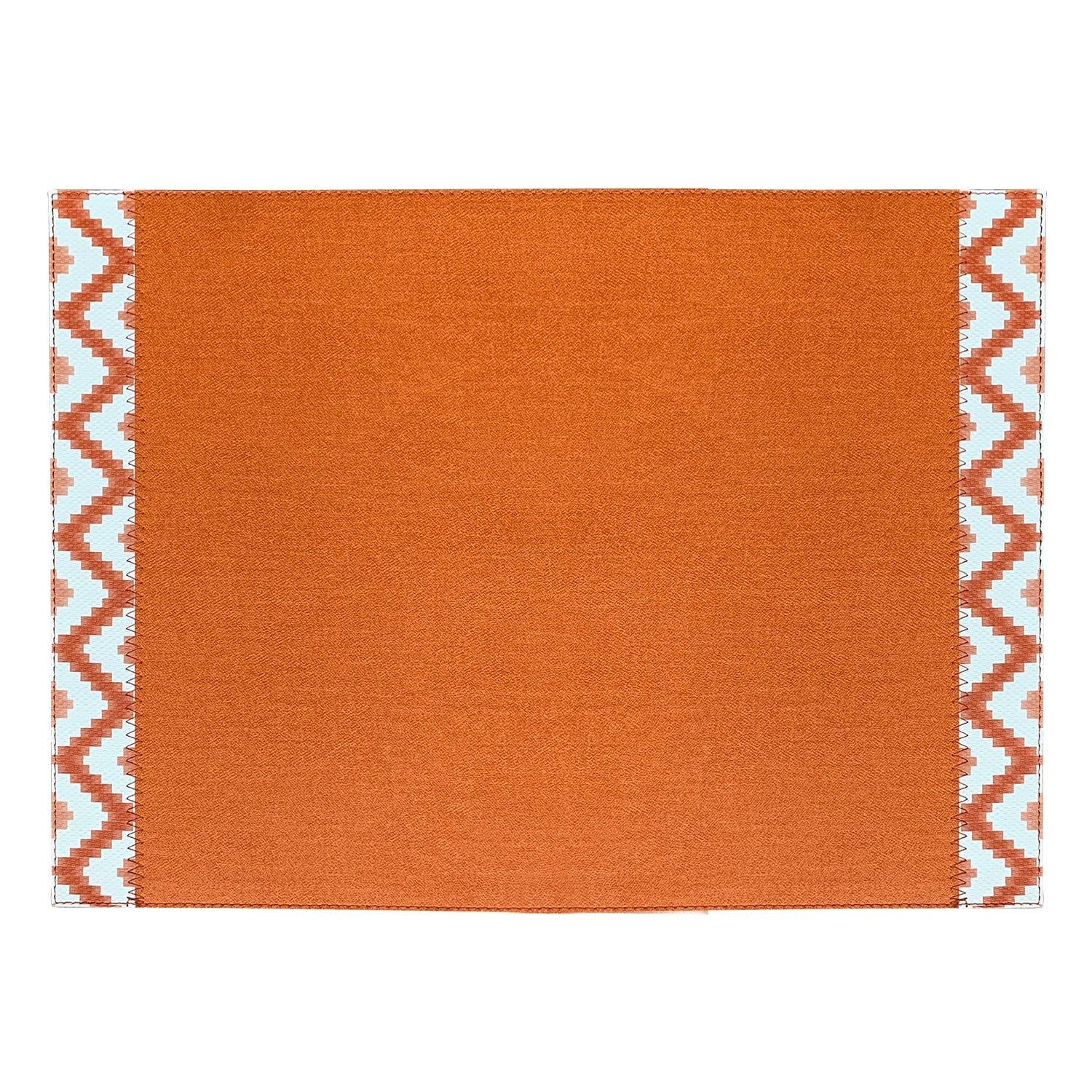 Set of 6 placemats, 17.7x13 in, orange, Napoli - SIMONA'S COLLECTION
